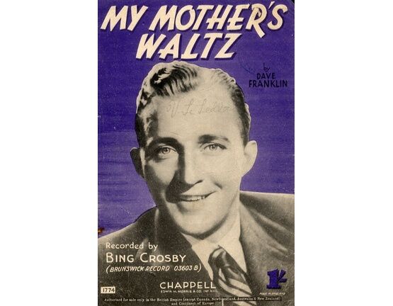 4 | My Mother's Waltz - Bing Crosby