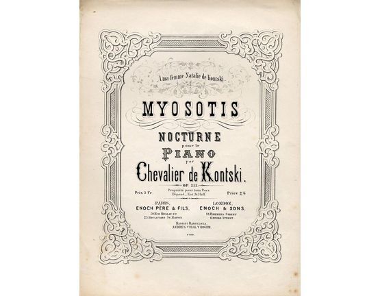 4 | Myosotis. Nocturne for piano. Op 255