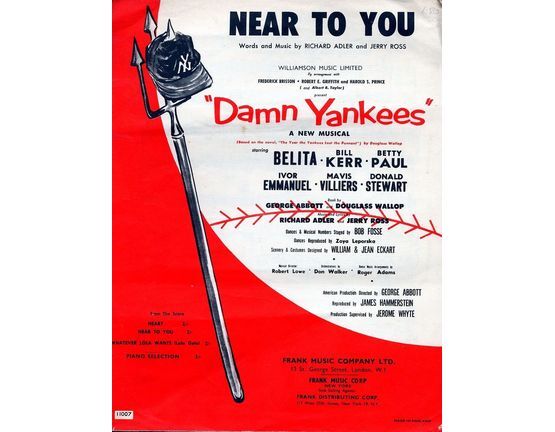 4 | Near To You. From the musicalproduction Damn Yankees