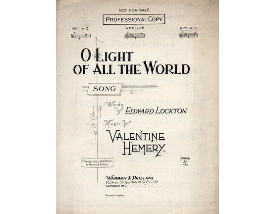 4 | O Light of all the World, No.3 in Eb