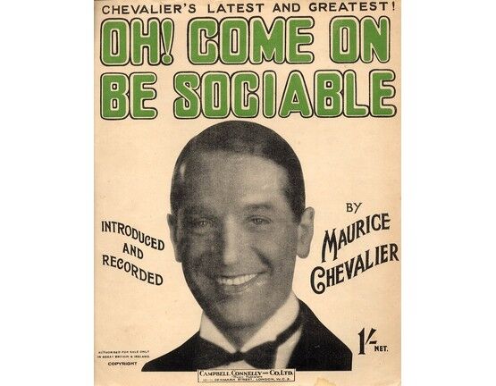 4 | Oh Come on Be Sociable, Maurice Chevalier