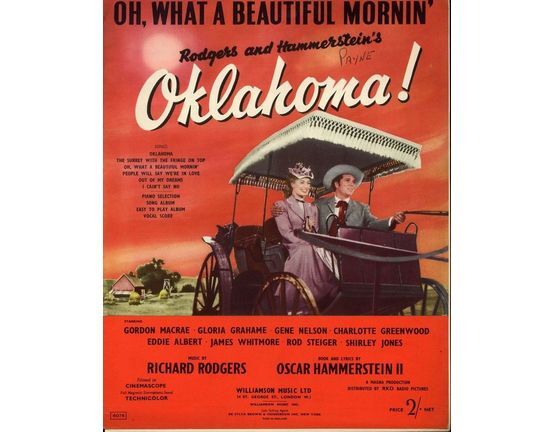 4 | Oh What A Beautiful mornin' -  From "Oklahoma"