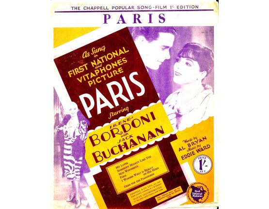 4 | Paris - As Sun in First National and Vitaphones Picture "Paris" - Starring Irene Bordoni and Jack Buchanan