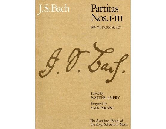 4 | Partitas Nos. 1-3. BWV 825, 826 & 827