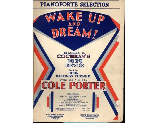 4 | Pianoforte Selection - From "Wake Up and Dream!" - Charles B. Cochran's 1929 Revue - Piano Solo