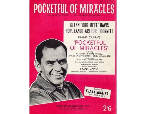4 | Pocketful of Miracles, Frank Sinatra