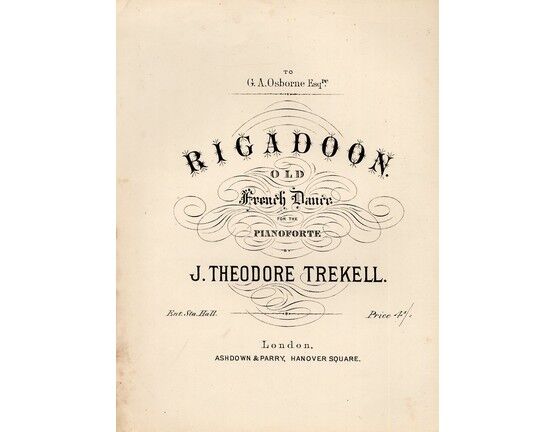 4 | Rigadoon. For Piano Solo