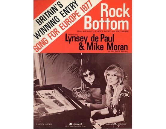 4 | Rock Bottom - Winning song for Europe 1977 - Featuring Lynsey de Paul & Mike Moran