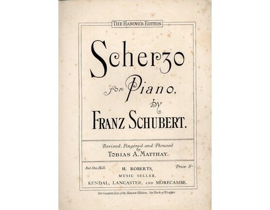 4 | Scherzo for piano, The Hanover Edition
