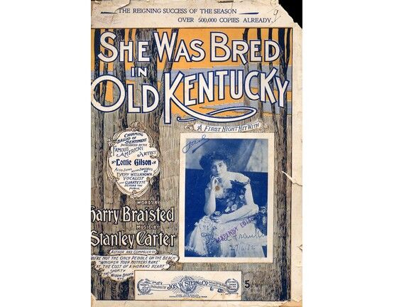 4 | She was Bred in Old Kentucky, Lottie Gilson