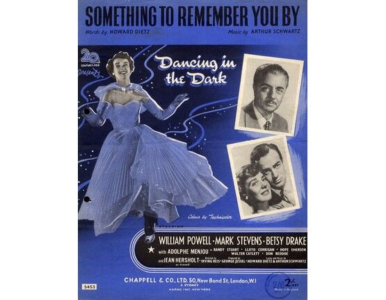 4 | Something to Remember You By - from 'Dancing in the Dark'   -  Featuring William Powell, Mark Stevens and Betsy Drake