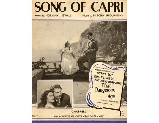 4 | Song of Capri. from "That Dangerous Age", Peggy Cummins and Richard Greene