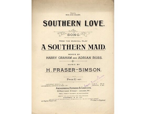 4 | Southern Love,  from 'A Southern Maid'