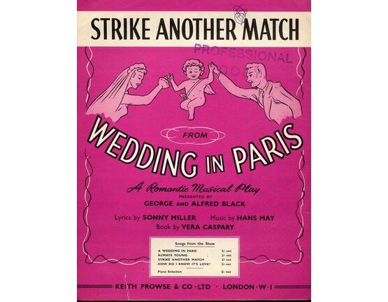 3895 | Strike another Match - Song from Wedding in Paris