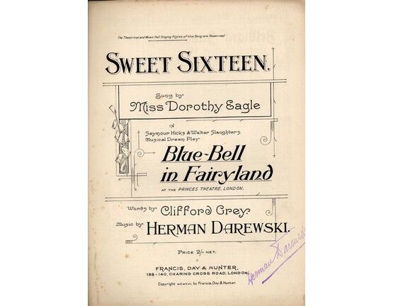 4 | Sweet Sixteen: Miss Dorothy Eagle in "Blue Bell in Fairyland"