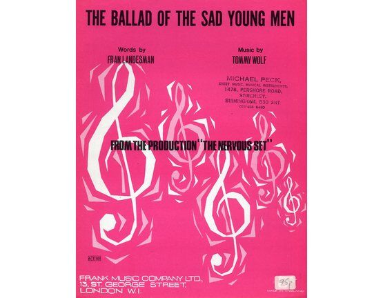 4 | The Ballad of the Sad Young Men: from "The Nervous Set",