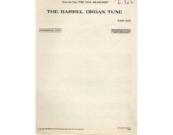 4 | The Barrel Organ Tune