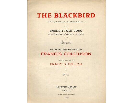4 | The Blackbird, English Folk Song