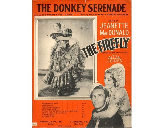 4 | The Donkey Serenade - As performed by Jeanette MacDonald and Allan Jones in "The Firefly"