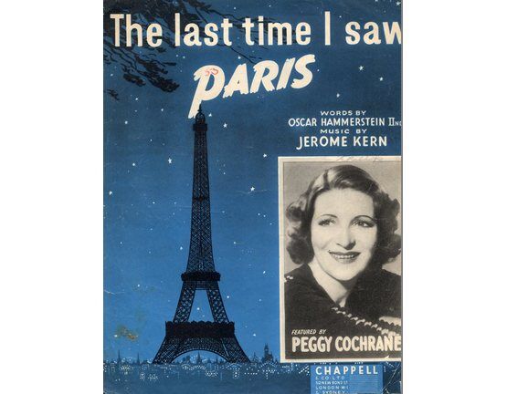 4 | The Last Time I Saw Paris - Song - Featuring Peggy Cochrane