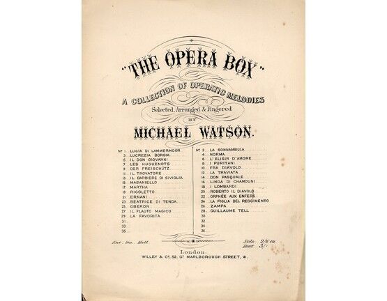 4 | The Opera Box Number 29. La Favorita