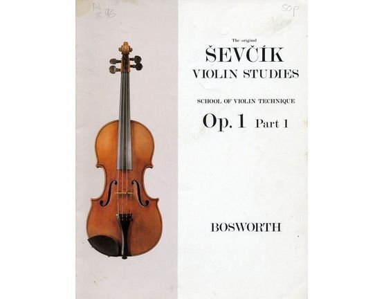 4 | The original Sevcik violin studies, School of violin technique Op1 Part 1, in 6 languages
