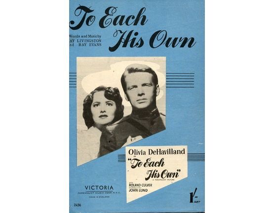 4 | To Each His Own - Song from the film "To Each His Own Film" Featuring Olivia DeHavilland and Roland Culver
