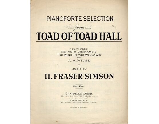 4 | Toad of Toad Hall - Piano Selection from the play from Kenneth Grahames "The Wind in the Willows"