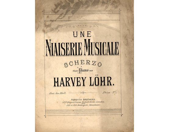 4 | Une Niaiserie Musicale, Scherzo Pour Piano