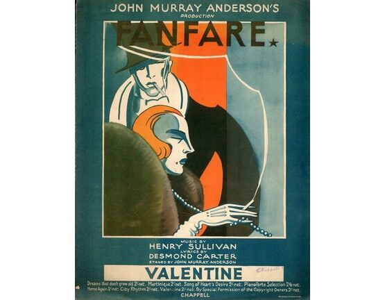4 | Valentine: from "Fanfare": signed "Hank" Sullivan,