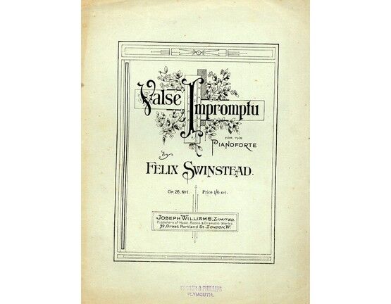 4 | Valse Impromptu for the Pianoforte
