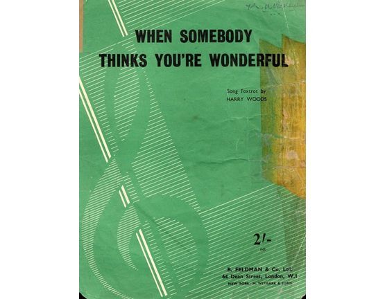 4 | When Somebody thinks You're Wonderful