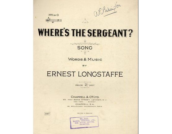 4 | Where's the Sergeant - Song