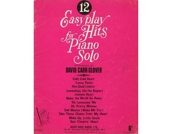 40 | 12 Easy Play Hits for Piano Solo