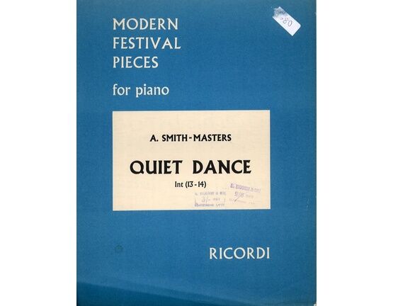 4000 | Quiet Dance - Modern Festival Pieces for Piano - Int (13-14)