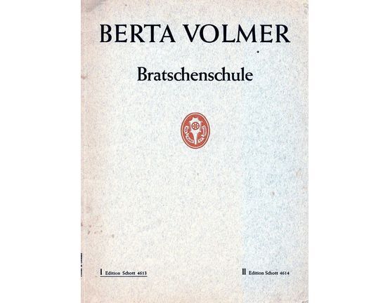 405 | Berta Volmer - Bratschenschule - Book 1 - Edition Schott 4613