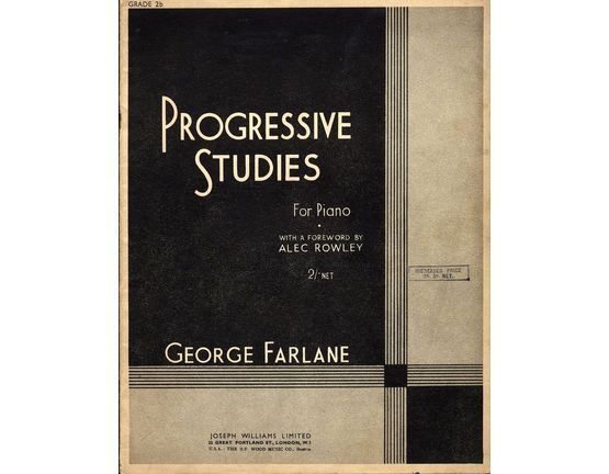 4056 | Berners Edition - Progressive Studies for piano - Grade 2b elementary