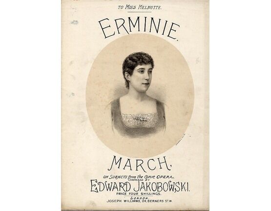 4056 | Erminie - March on subjects from the comic opera - Piano solo