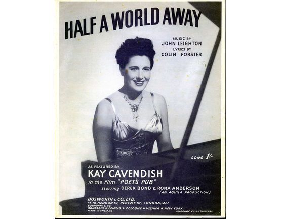 406 | Half A World Away - As featured by Kay Cavendish in the Film "Poets Pub" starring Derek Bond and Rona Anderson (An Aquila Production)