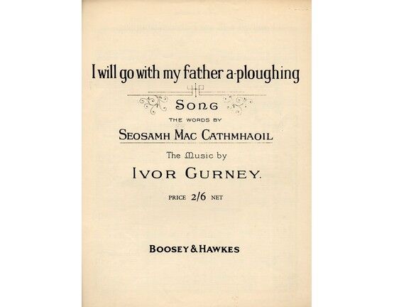 4110 | I Will Go With My Father A Ploughing - Song in the Key of E Minor