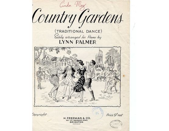4124 | Country Gardens - Traditional Dance, easily arranged for piano solo