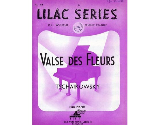 4130 | Valse des Fleurs - For Piano - No. 47 of the Lilac Series of world famous classics