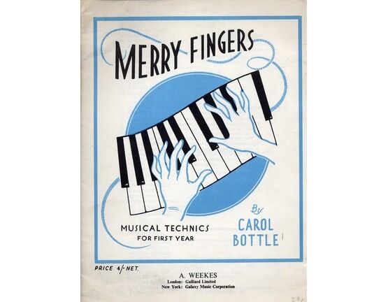 419 | Merry Fingers - Musical Technics for First Year - Piano Solo - Piano Tutor