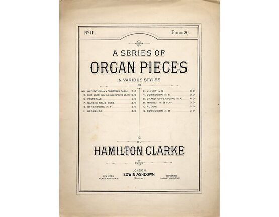 4282 | A Series of Organ Pieces - No.11 - Berceuse - E A.30,351