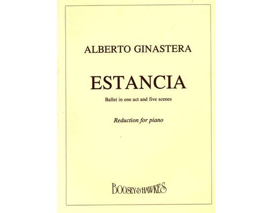 4427 | Estancia (Ballet in one act and five scenes) - Reduction for Piano