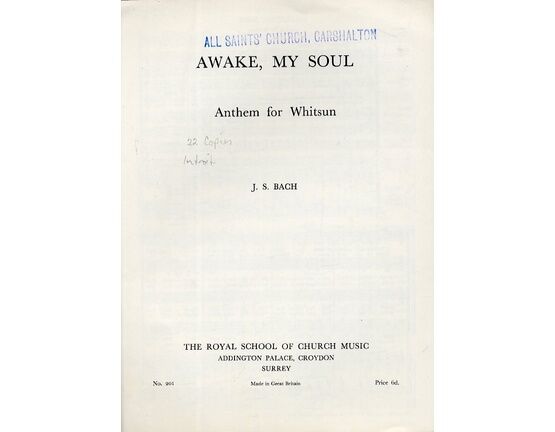 4429 | Awake, My Soul - Anthem for Whitsun - For Choir and Organ