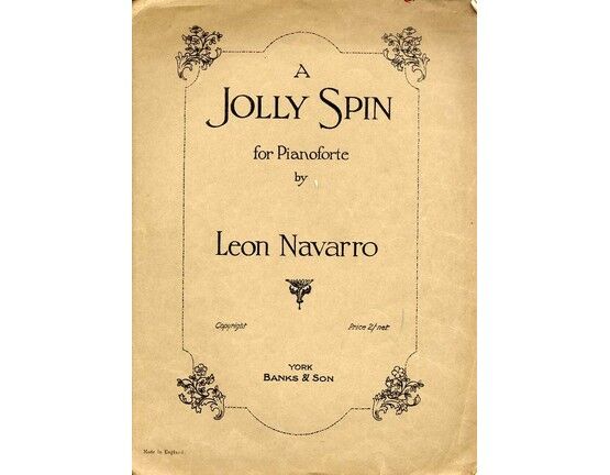 4433 | A Jolly Spin - for Pianoforte by Leon Navarro