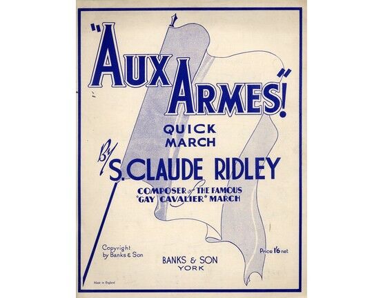 4433 | "Aux Armes!" - Quick March - Piano Solo