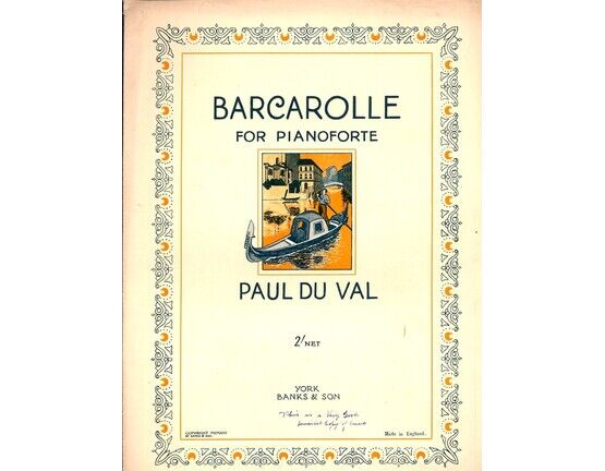 4433 | Barcarolle - Piano Solo