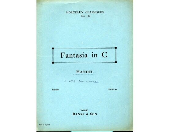 4433 | Fantasia in C Major - Morceaux Classiques No. 10